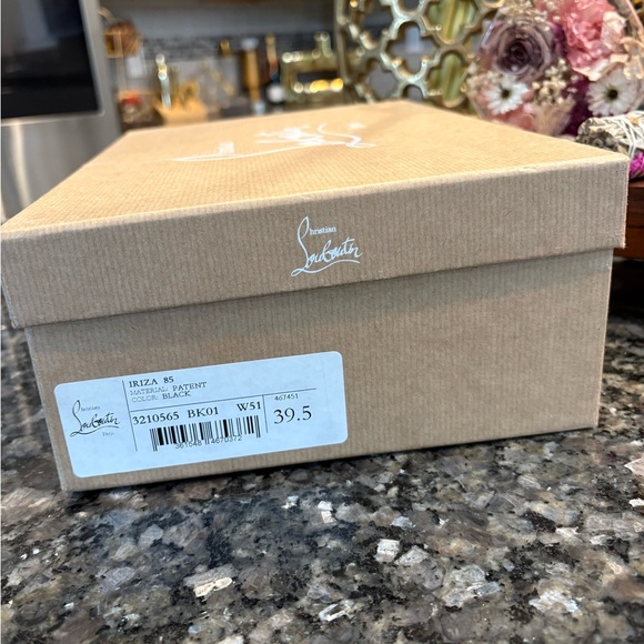 Christian Louboutin Iriza 85 – Black Patent – Size 39.5-NEW - Picture 5 of 6